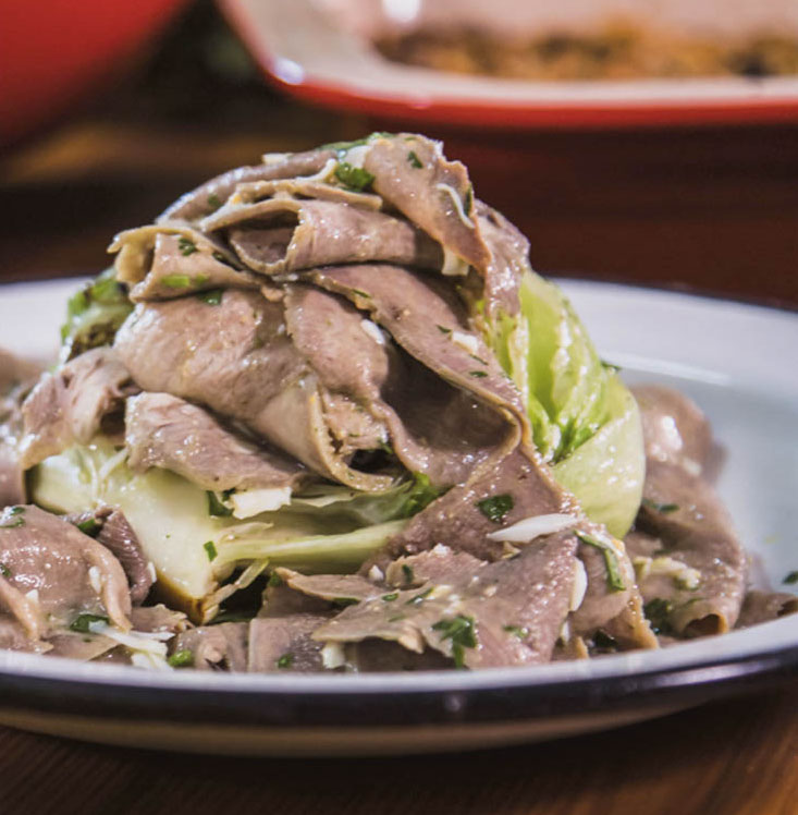 Lengua a la vinagreta