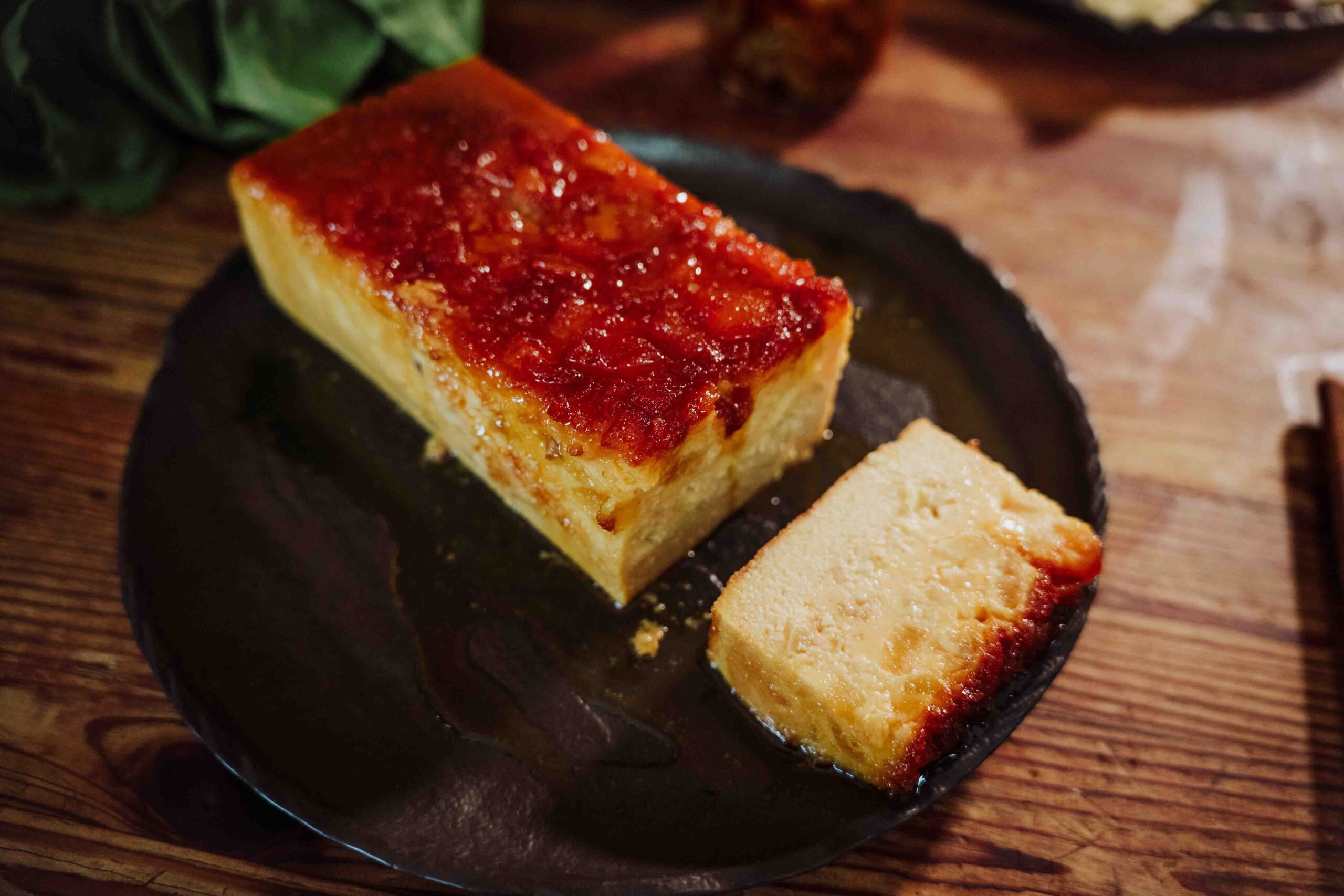 Flan de dulce de leche