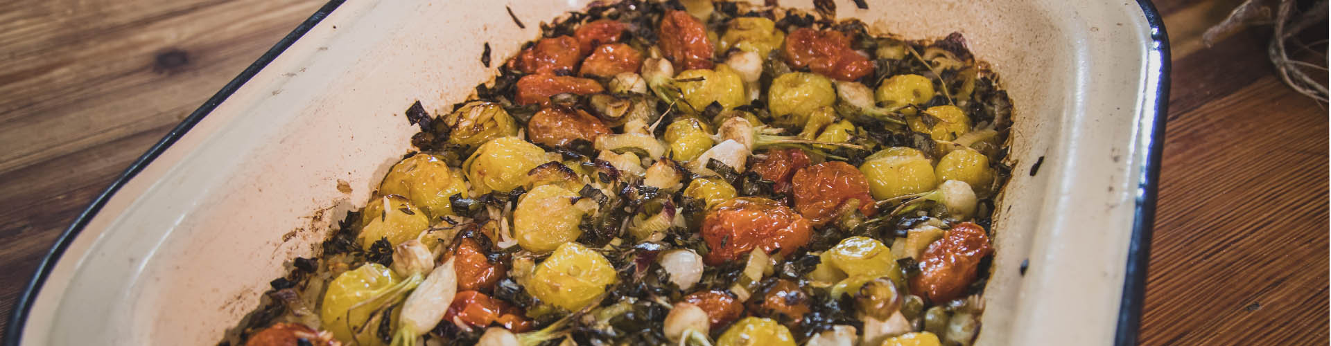 Arroz al horno con tomates y ajo