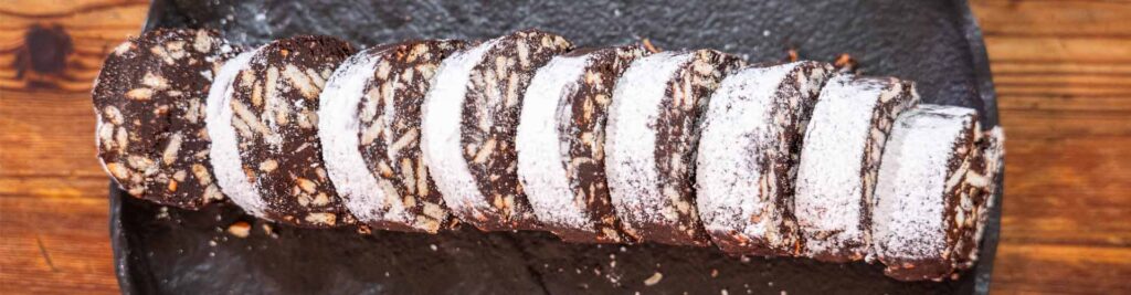 Salchichón de chocolate
