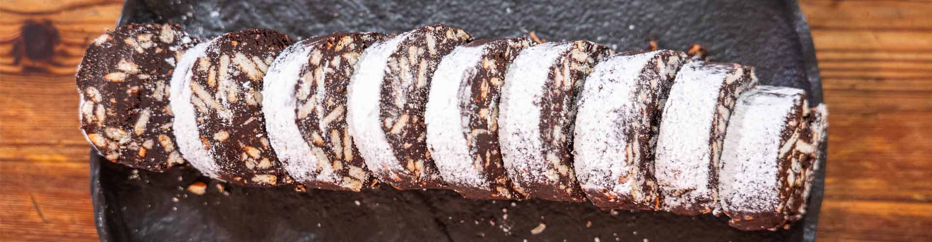 Salchichón de chocolate