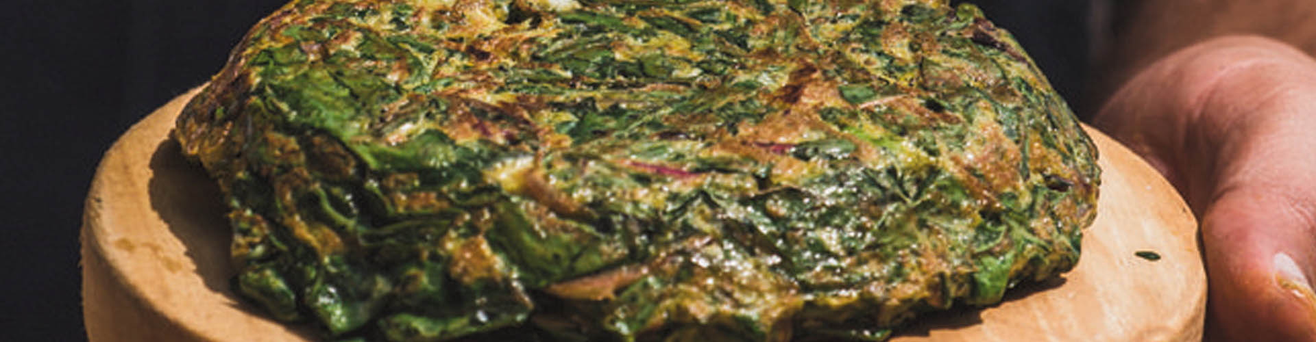 Tortilla de espinaca
